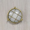 Edit Coastal Shore Outdoor Flush Wall Light - Brass