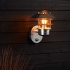 Edit Coastal Stage Outdoor Wall Light with PIR Sensor - Galvanised Steel