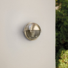 Edit Coastal Storm Outdoor Flush Wall Light - Matt Nickel