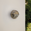 Edit Coastal Storm Outdoor Flush Wall Light - Pewter