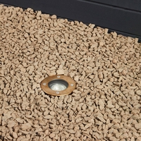 Edit Coastal Tenby Round Recessed Ground Light - Brass