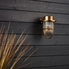 Edit Coastal Whitby Outdoor Wall Light - Brass