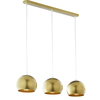 Edit Coin 3 Light Bar Ceiling Pendant Light - Gold