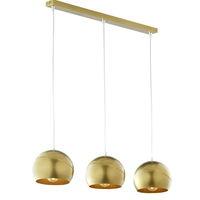 Edit Coin 3 Light Bar Ceiling Pendant Light - Gold