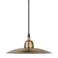Edit Como Ceiling Pendant Light with Plug - Beaten Gold