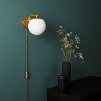 Edit Cosmic Wall Light with Plug - Gold