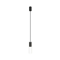 Edit Cylinder Medium Pendant Light - Black