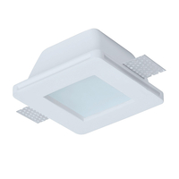 Edit Dalton Square Plaster-In Fixed Downlight - White