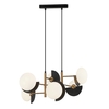 Edit Darcy 6 Light Glass Ceiling Pendant - Black