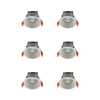 Edit Deep Recessed Fixed Downlight - White - Pack of 6