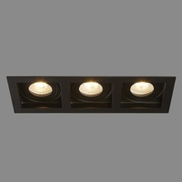 Edit Deep Triple Recessed Adjustable Downlight - Matt Black