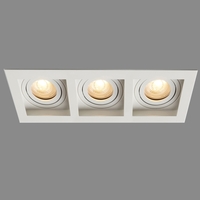 Edit Deep Triple Recessed Adjustable Downlight - Matt White