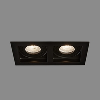 Edit Deep Twin Recessed Adjustable Downlight - Matt Black