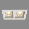 Edit Deep Twin Recessed Adjustable Downlight - Matt White