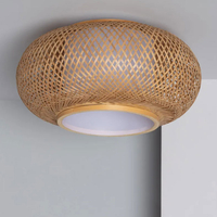 Edit Denia Flush Ceiling Light - Natural