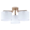 Edit Dove 3 Arm Semi-Flush Ceiling Light - White
