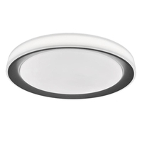 Edit Everest LED Flush Ceiling Light - Silver