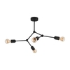 Edit Fantasy 4 Arm Semi-Flush Ceiling Light - Black