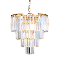 Edit Grand Glass Chandelier - Gold