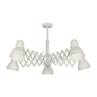 Edit Harmony 5 Arm Ceiling Pendant Light - White