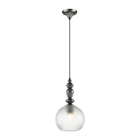 Edit Hirst Glass Ceiling Pendant Light - Pewter