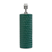 Edit Honeycomb Ceramic Statement Table Lamp - Base Only - Green