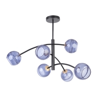 Edit Inter 6 Light Ceiling Pendant - Blue