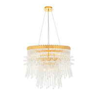 Edit Messina Glass Chandelier - Polished Gold