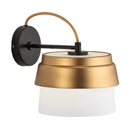 Edit Morgan Wall Light - Black & Gold