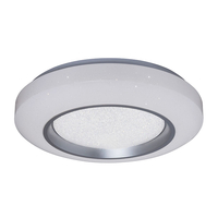 Edit Norwich LED Flush Ceiling Light with Remote Control - White