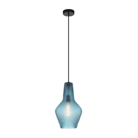 Edit Ono Glass Ceiling Pendant Light - Blue