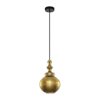 Edit Perry Glass Ceiling Pendant Light - Gold