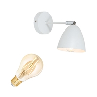 Edit Southwold 6.5W Warm White LED Smart WiFi Wall Light - White