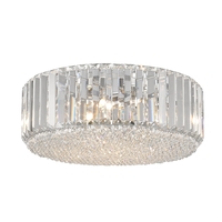 Edit Trinity Flush Ceiling Light - Crystal