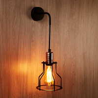 Edit Workshop Wall Light - Black and Copper