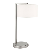 Endon Daley Table Lamp - Matt Nickel
