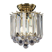 Endon Fargo 2 Light Chandelier - Brass