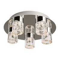 Endon Imperial 5 Light LED Flush Light - Chrome