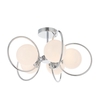 Endon Orb 5 Light Semi-Flush Ceiling Light - Chrome