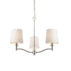 Endon Ortona 3 Arm Ceiling Pendant Light - Nickel