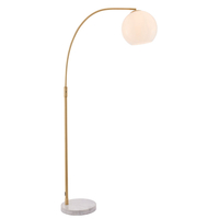 Endon Otto Floor Lamp - Brushed Brass