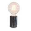 Endon Otto Marble Table Lamp - Black