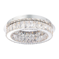 Endon Swayze LED Flush Light - Chrome