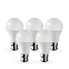 Envirolight 10W Warm White LED GLS Bulb - Bayonet Cap - Pack of 5