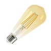 Envirolight 4W Very Warm White Dimmable 470lm LED Decorative Filament Amber Squirrel Cage Bulb - Screw Cap