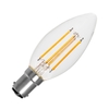 Envirolight 4W Very Warm White Dimmable 470lm LED Decorative Filament Candle Bulb - Small Bayonet Cap