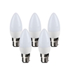 Envirolight 6W Warm White LED Candle Bulb - Bayonet Cap - Pack of 5