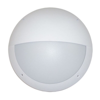Eterna 12W LED Wall Light with Microwave Movement Sensor - White Eyelid