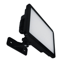 Eterna 30W Cool White LED Polycarbonate IP65 Floodlight - Black