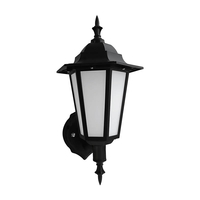Eterna Veco LED Lantern Outdoor Wall Light - Black